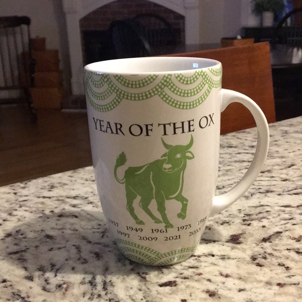 Chinese years horoscope year of the ox mug